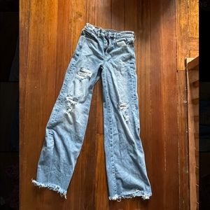 American eagle wide leg jeans